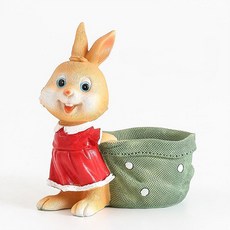 Home Flow晴朗的兔子設計室內多肉植物迷你花盆 01, 混色