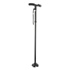 康潤超值折疊手杖, 1支, 黑色