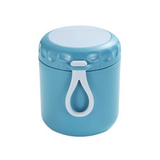모모숲 휴대용 용기 보온보냉 도시락, 블루, 1개