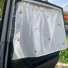 Life GONGyOU 兒童車用窗簾, 小熊, 2個