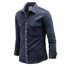 DAKUANG 男款長袖回歸經典燈芯絨襯衫 C10D14_ss2328