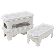 incoc 大冰塊製冰盒 3入, 奶油米色, 3個