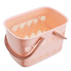 Pootrolab 便攜式塑膠沐浴籃, 杏色