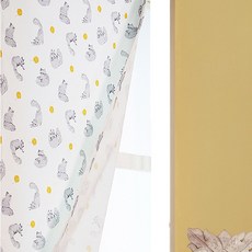 디자인갤러리 찍찍이로 붙이는 면 벨크로 가리개 커튼