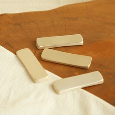 Nothyang 手工黃銅器現代風筷匙架, 4個, 金色