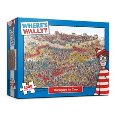 WHERE'S WALLY 殘酷的特洛伊戰爭拼圖, AL3303, 1000件, 1個
