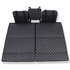 gmz 四折車宿遊戲墊 + 收納袋, 黑色, 通用型