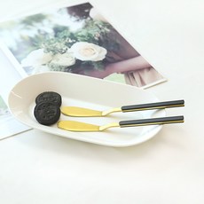 Bogen Armand 金色奶油刀, 黑色, 2個