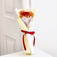 ASPASIA Mive 鮮花滿天星永生花花束, 紅色