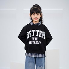 ORANGEDAMOM 女童 DM BETTER 寬鬆版型大學T