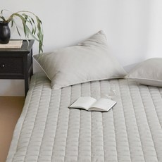 AIRE La Pure Raffiné 天絲絎縫墊, 灰色