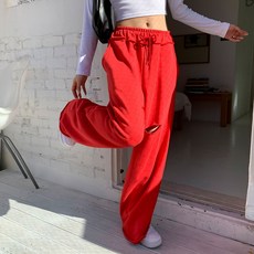 CHICBLACK 女款 SIRDE 腰部鬆緊帶 毛圈布 剪裁設計 運動褲 cppt13452k41