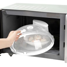 Jongeullobeol 微波爐食物防濺蓋, 1個, 白色