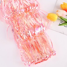 마켓에이 홀로그램 영롱 파티커튼 1 x 1 m, 라이트핑크, 2개