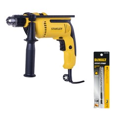 STANLEY TOOLS 650MM 鎚鑽 鎚鑽 13MM SDH700KV + 衝擊混凝土鑽頭 DWA612060, 1套