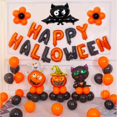 WOW PARTY KOREA 萬聖節氣球裝飾12, 混色, 1套