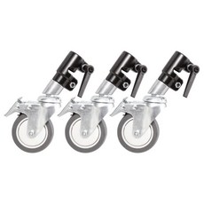 DAEHAN C-Stand360度旋轉快拆輪, AD-06, 3個