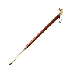 프랑온드 골드 포인트 스틸 구두주걱 46cm, 홀스 헤드 브라운, 1개