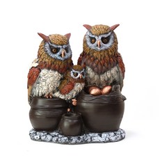 醬缸蓋 貓頭鷹裝飾 小 古典 katl025, 混合顏色