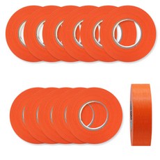 O-ON 紅色和紙膠帶 25mm, 12個