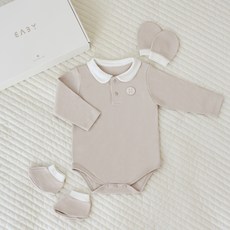 베이비앤아이 유아용 바이오 슈트 + 손발싸개 출산 선물세트