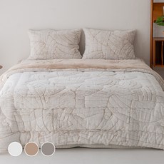 Powder Raschel超細纖維薄被枕套組 15mm