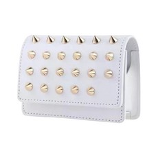 Rion 皮革測距儀收納高爾夫手拿包 HY630, 白色