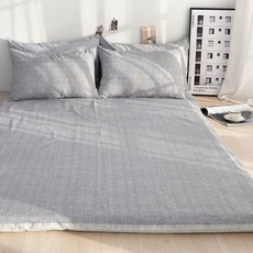 스코홈 잠보 논슬립 바닥 요 세트 7cm, Gray