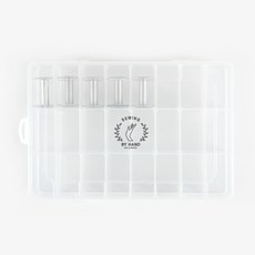 手縫 高款梭芯 5入 + 梭芯盒套組, 1套, 銀色(梭芯)