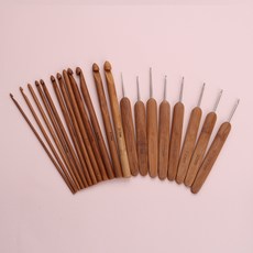 竹製鉤針套組, 1套