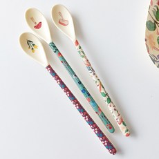 rice 幼兒用長湯匙 3種組 B, 罌粟，綠花，蘑菇, 1組