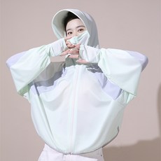 Bibiera女款彩虹保護絲質上衣