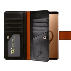 Wcase 布魯塞爾版雙面錢包手機殼 + 手腕帶套組