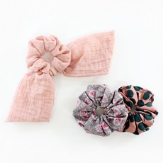 채니봉봉 여아용 로베치 스크런치 3종 세트