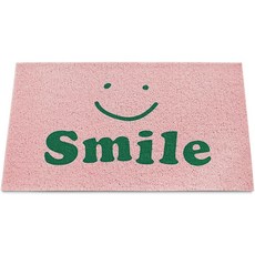 Nature Living 線圈陽台玄關地墊, 微笑粉紅色, 1個