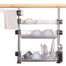 Decozin愛心水槽架 3層 004, 單一顏色