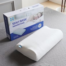 Sealy 席伊麗 基本記憶泡棉枕頭, 白色, 1個