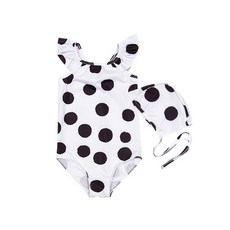 女童 CC 圓點公主泳裝 CCV35GSW295