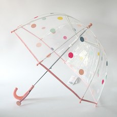 i-nara 幼兒彩色圓點圓頂雨傘