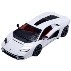 Bburago 1:24 藍寶堅尼 Countach LPI 800-4 模型車 白色, 1個