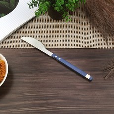 Bogen 方形Solenne餐具奶油刀, 1個, 藍寶石色