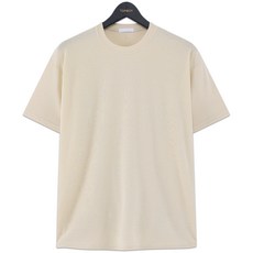 탑보이 골지 마블 스판 반팔 티셔츠 LW097