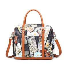 헤스티아 플라워 손잡이 다용도 가방 + 어깨끈