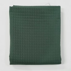 나비손길 사각 누비 대폭 원단, 딥그린, 1개