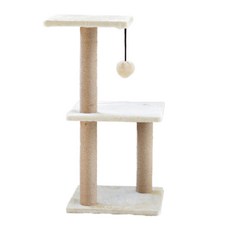 데일리프렌즈 숨숨 고양이 캣타워 방울형, 아이보리, 1개