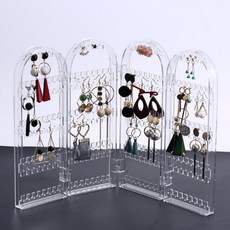 Ochearth 壓克力四層飾品收納支架, 3個, Clear