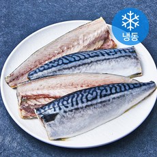 고고새우 간편 손질 노르웨이 고등어 필렛 (냉동), 650g(4미), 1개