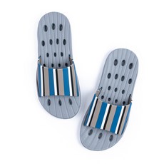 Gbsnaturallife Slide Earth 防滑浴室拖鞋, 灰色, 1個