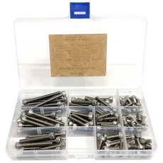 不鏽鋼六角螺絲 M5 W103 10款入, 1套