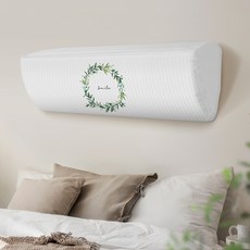 dashop 壁掛式三角形冷氣防塵罩, 白色